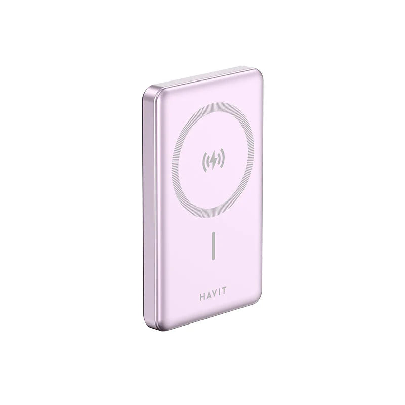 Havit 10,000Mah 15W Wireless Magsafe Powerbank -PB5203 (Pink)