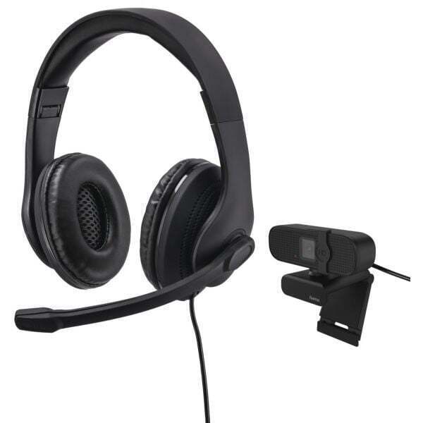 Hama Office Streaming Kit - hs-usb300 + c400 headset & webcam bundle (139999)