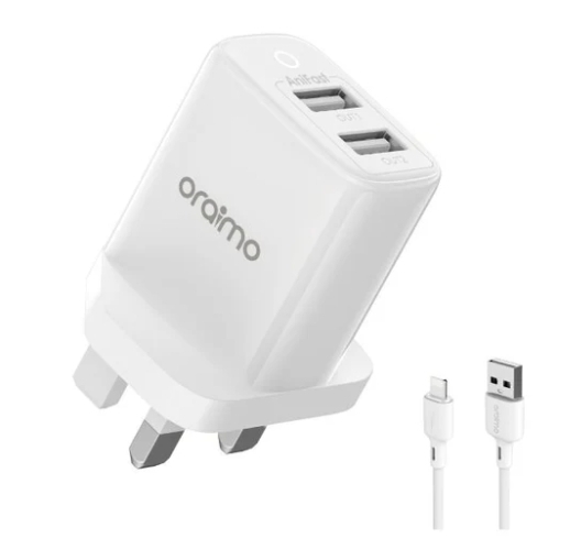 Oraimo UK OCW-U67D+L53 Chargerkit White 