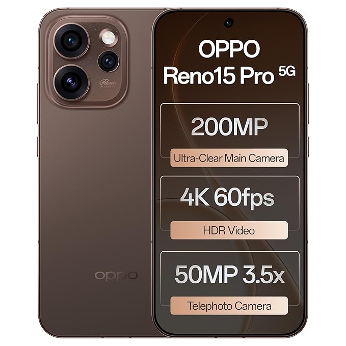 Oppo Reno 15 Pro: 6.32'' - 512GB ROM - 12GB RAM - Dual SIM 