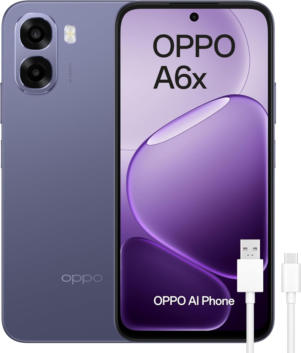 Oppo A6 X: 6.75'' - 128GB ROM - 4GB RAM - Dual SIM - Purple