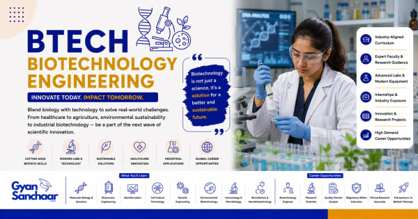 BTech Biotechnology Engineering