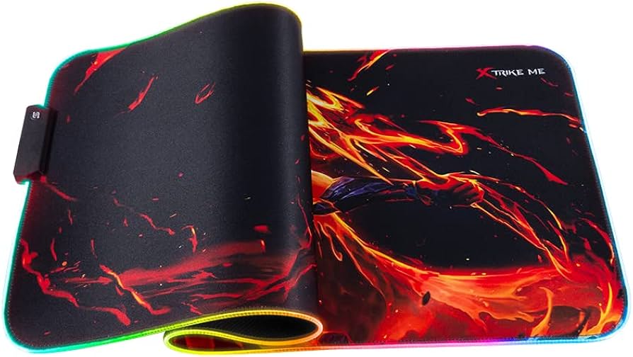 MOUSEPAD XTRIKE ME GAMING NEGRO RGB
