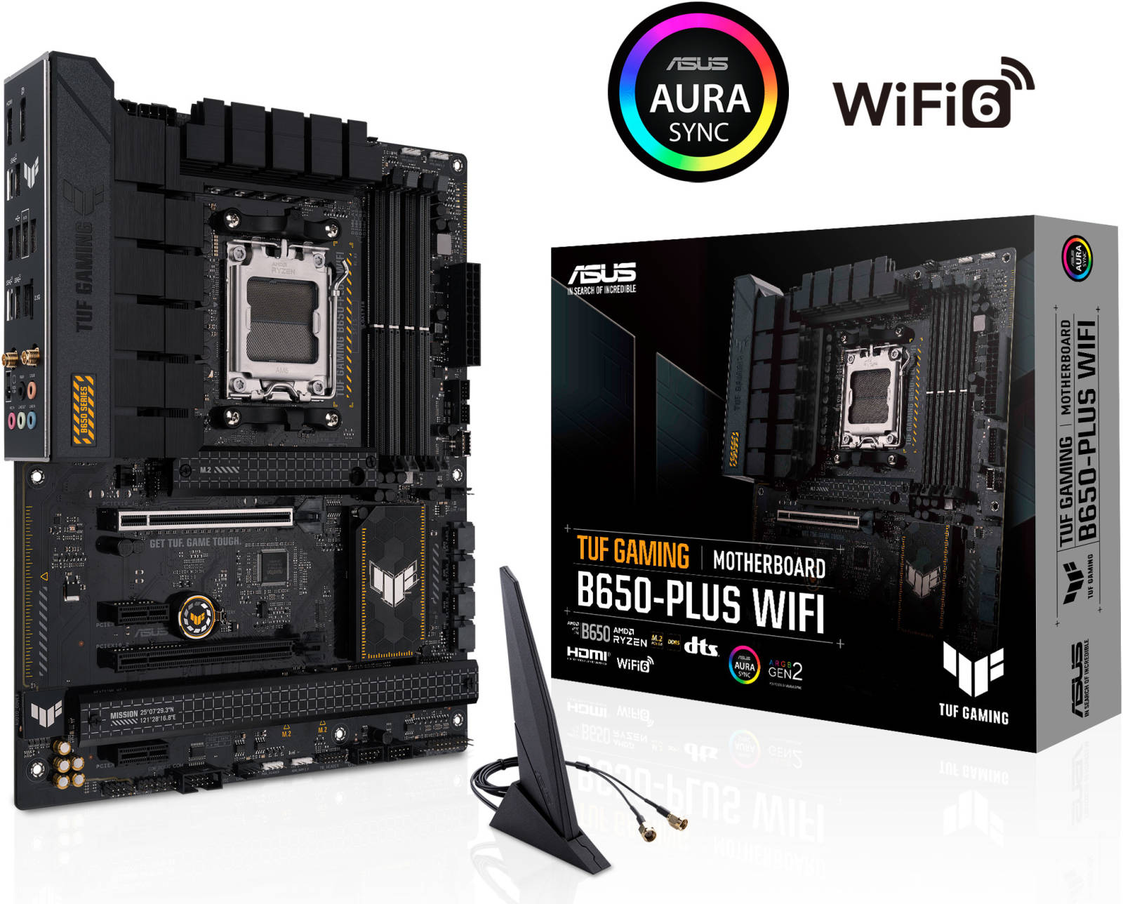 Placa Madre ASUS TUF GAMING B650‑E WIFI – ATX, Socket AM5, Chipset AMD B650
