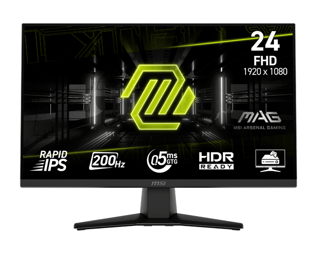 Monitor MSI MAG 242F 24 PULGADAS 200HZ RAPID IPS 0.5MS