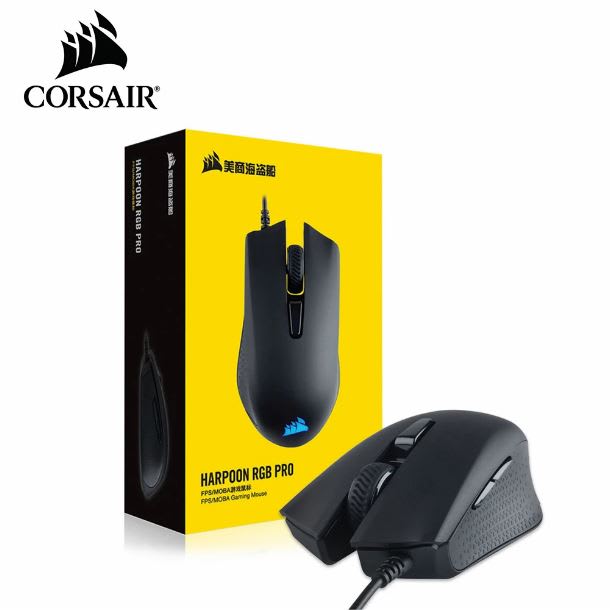 Mouse Corsair Harpoon Pro Black RGB 12000dpi