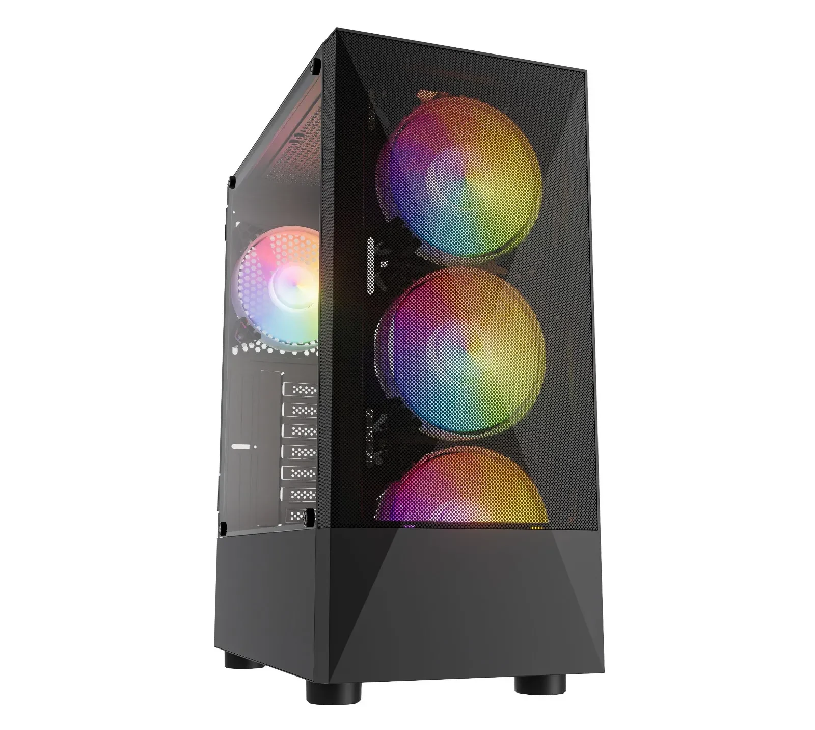 Case NSX Viper – Mid Tower ATX / Micro‑ATX con PSU 650W 80+BRONZEincluida
