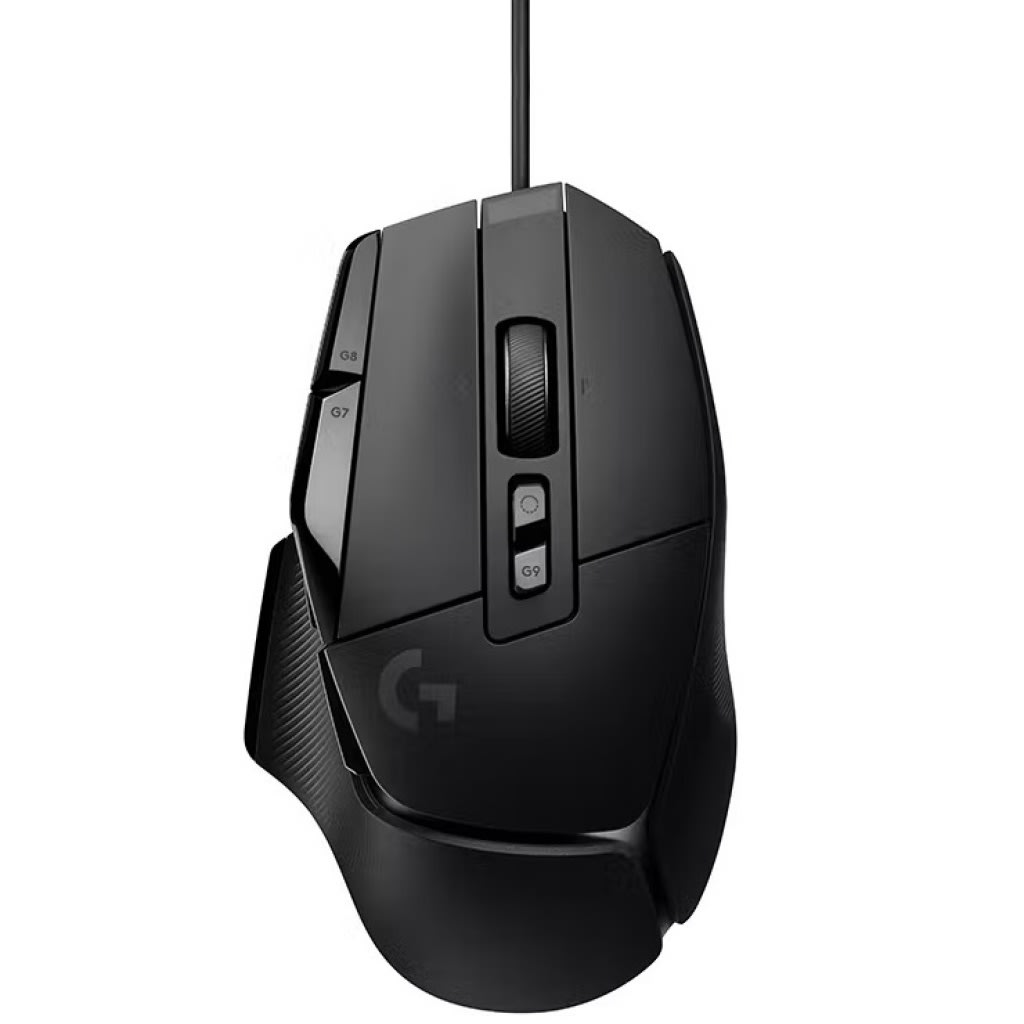 Mouse USB Logitech G502 X Gaming HERO 25K – 11 Botones, RGB, Negro