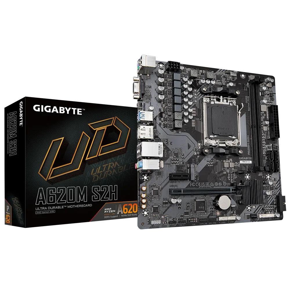 PLACA MADRE A620M S2H AM5 GIGABYTE