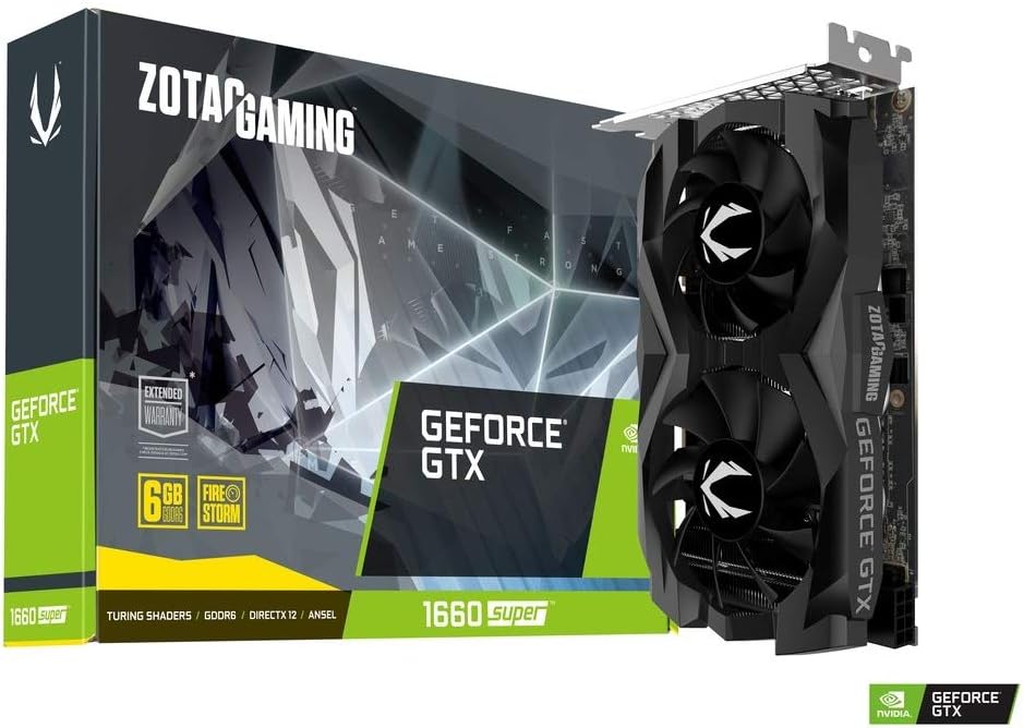 TARJETA GRAFICA ZOTAC GeForce GTX 1660 Super 6GB GDDR6