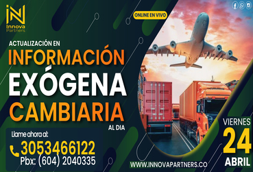 Actualización en Información Exógena Cambiaria