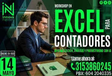 Workshop en Excel para Contadores: Automatización, Análisis y Productividad con IA