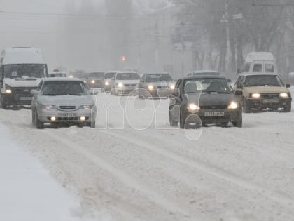 Воронежцев предупредили о снеге на федеральной трассе