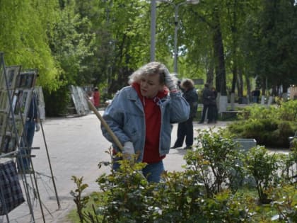 В Воронеже прошёл общегородской субботник