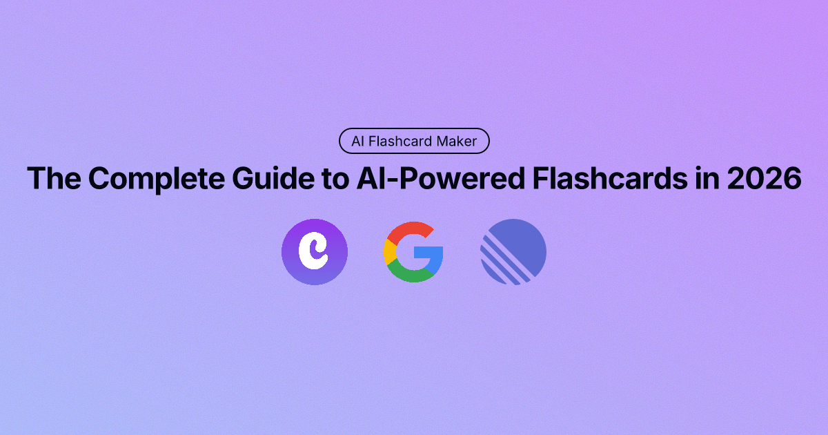 AI flashcard maker guide showing how notes and PDFs are turned into spaced repetition flashcards
