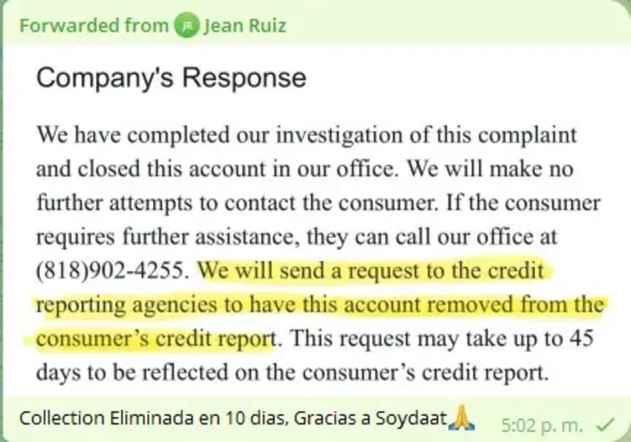 Legal credit repair process teaching how to delete collections and late payments