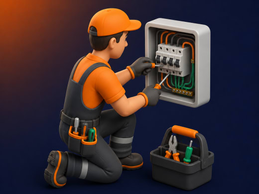 Electrician service from FIXO in Lucknow