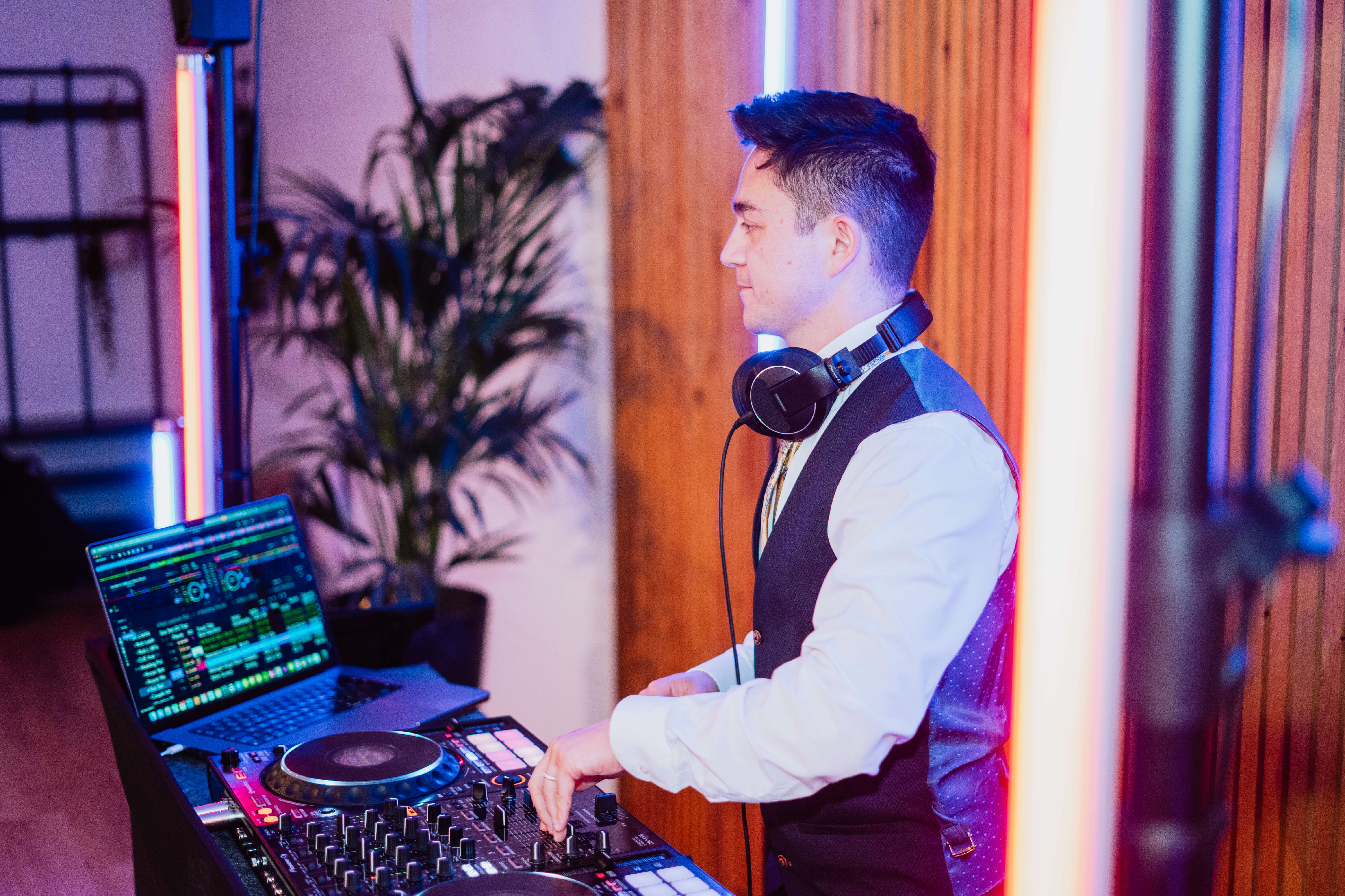 DJ performing at an event