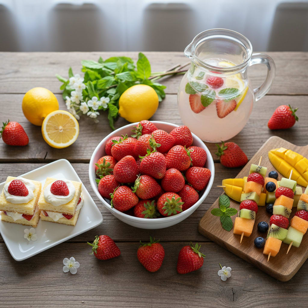 🍓 달콤상큼! 5월 제철 과일 활용 레시피