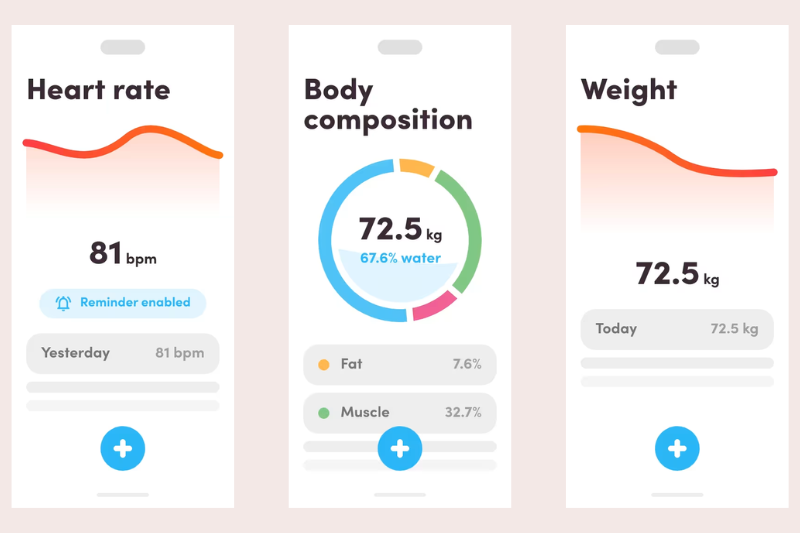 Virtuagym progress tracking
