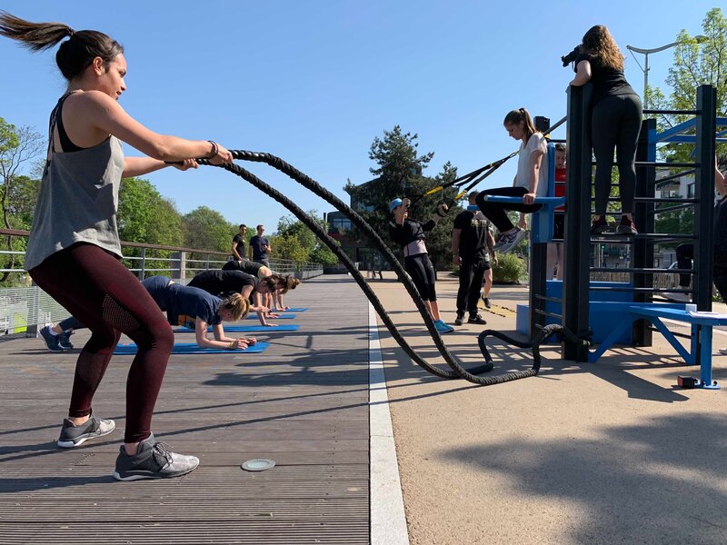 Comment construire unstation fitness en plein air