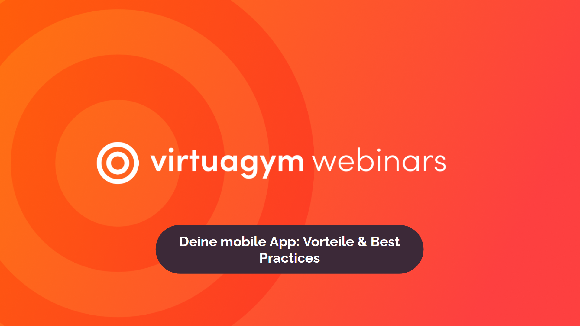 Webinar: Mobile App