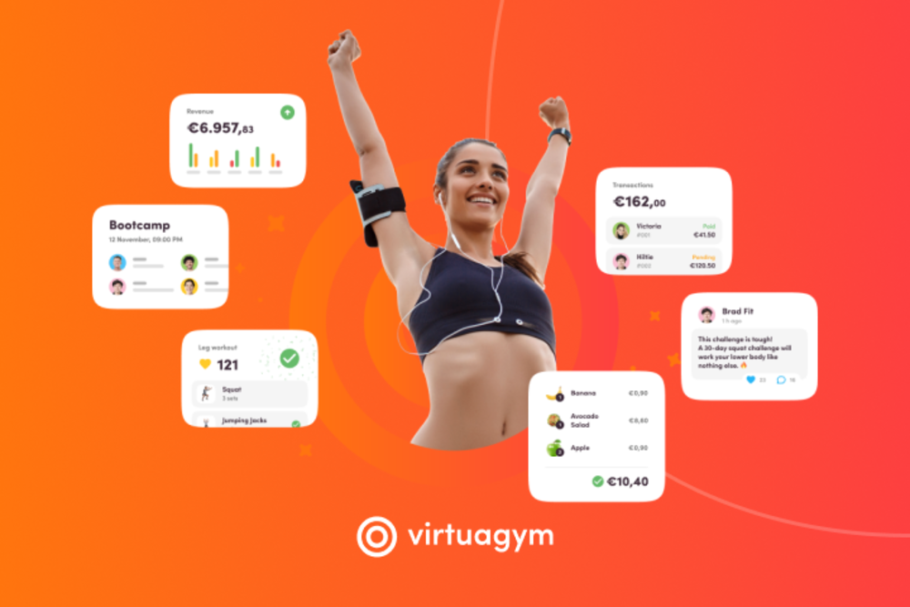 Fitness center owner uses an online platform to manage consumers