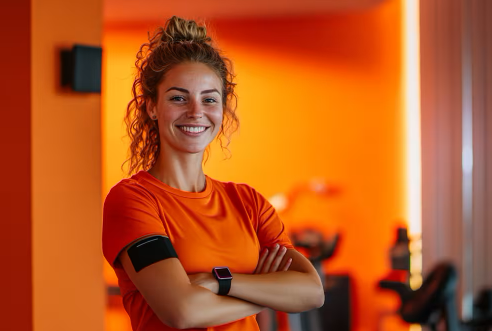 Gym owner creating a new digital marketing strategy using a slightly different messaging than competitors