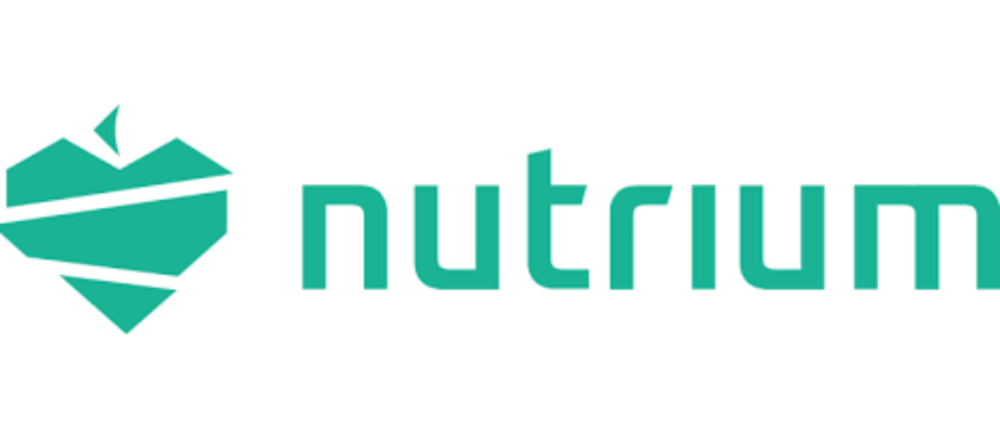 Nutrium logo app función