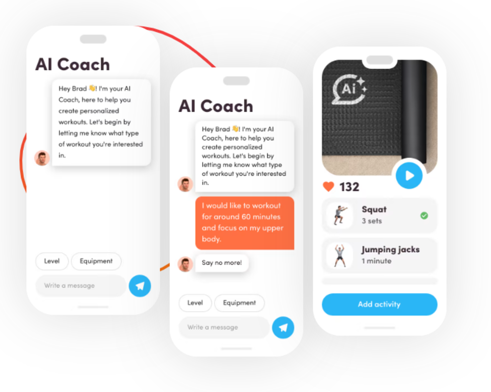 Virtuagym AI coach: your online trainer that creates fitness programs in seconds