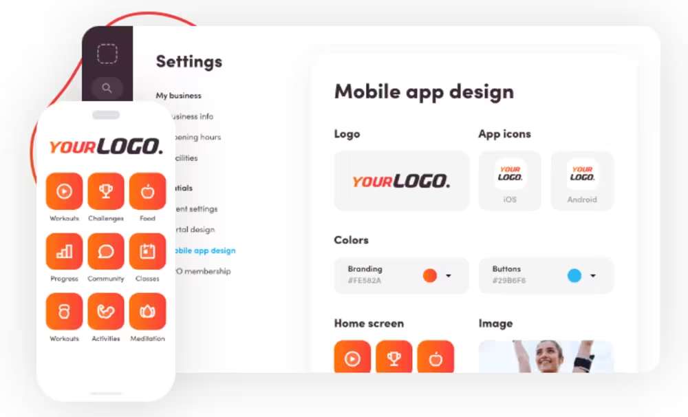 Virtuagym mobile app