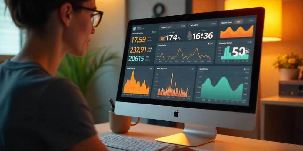 Cliente consultando resultados y progreso con el software para gimnasios en el sitio web