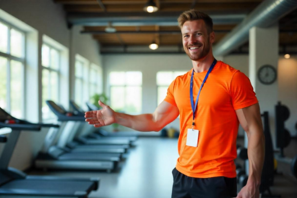 Chico quiere saber cómo ser entrenador personal y tener un certificado de acondicionamiento físico en fitness