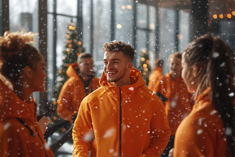 People smiling after completing some outdoor workouts