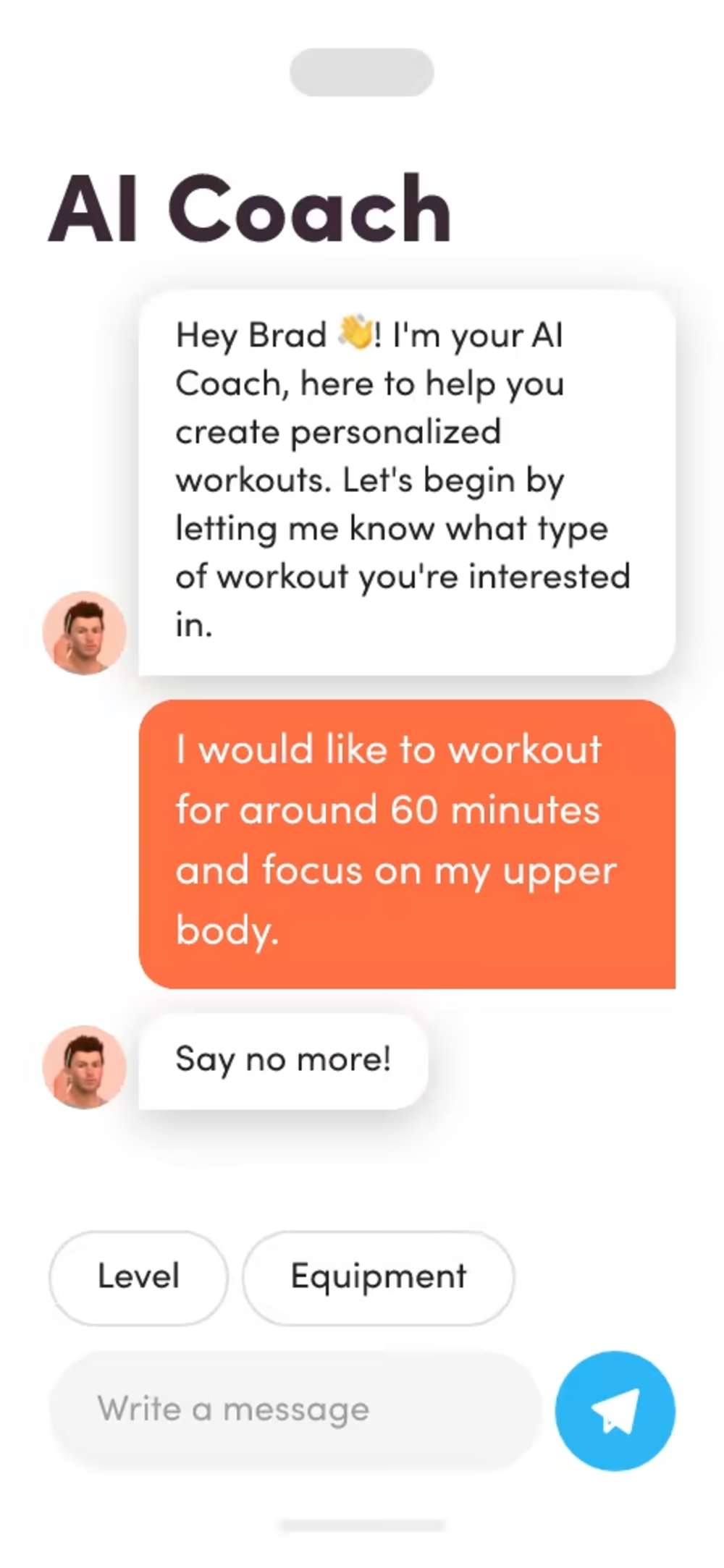 Virtuagym AI coach voor gepersonaliseerde trainingsschema’s