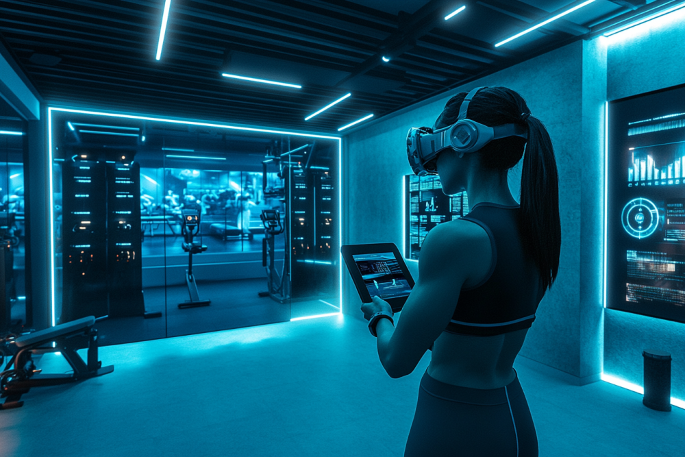 An AI-powered fitness app can analyze user data, track progress, and recommend exercises suited to different needs and health conditions, making fitness more accessible for instance.