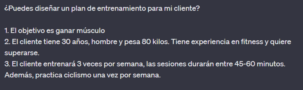 Ejemplo de como funciona chatgpt