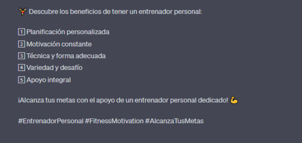 Ejemplo de como funciona chatgpt