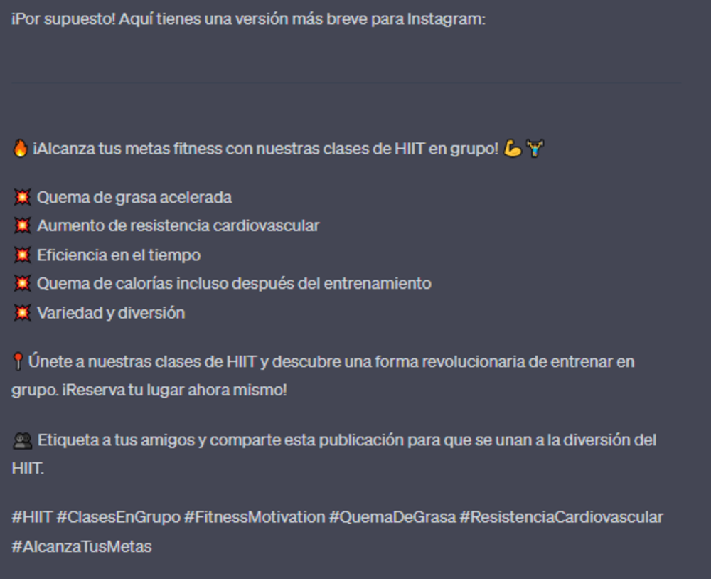 Ejemplo de como funciona chatgpt