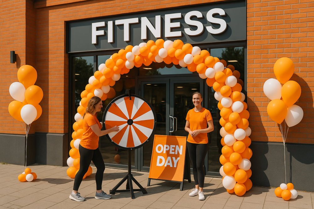 open dag fitness organiseren