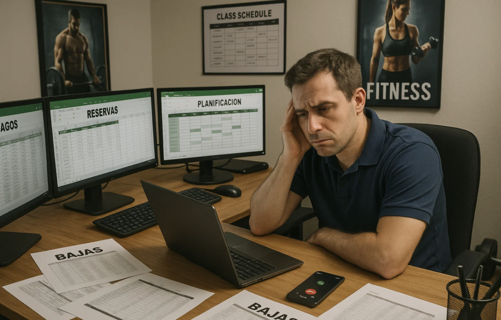 En el mundo del gym no puedes tener reportes, rutinas y gráficos en 7 spreadsheet y plantilla xlsx