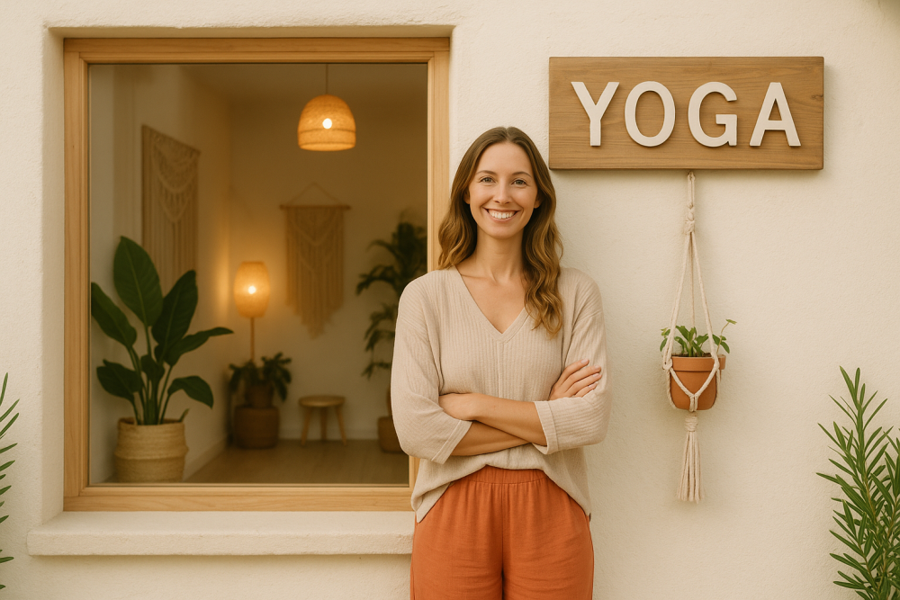 Franchise owner with yoga and fitness background