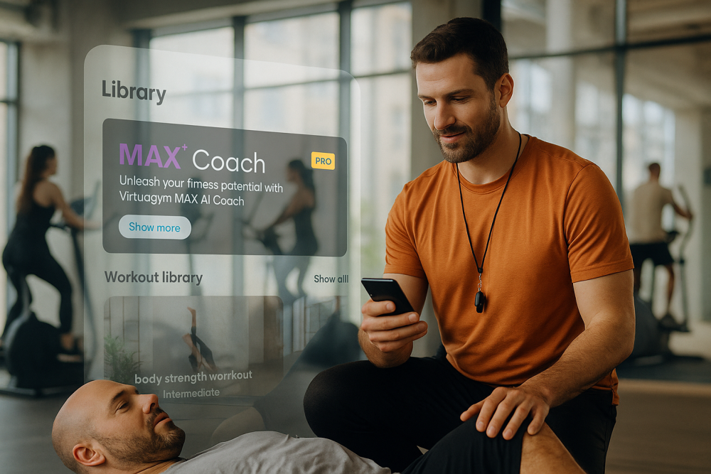 Future workouts with AI personal training in gym sessions