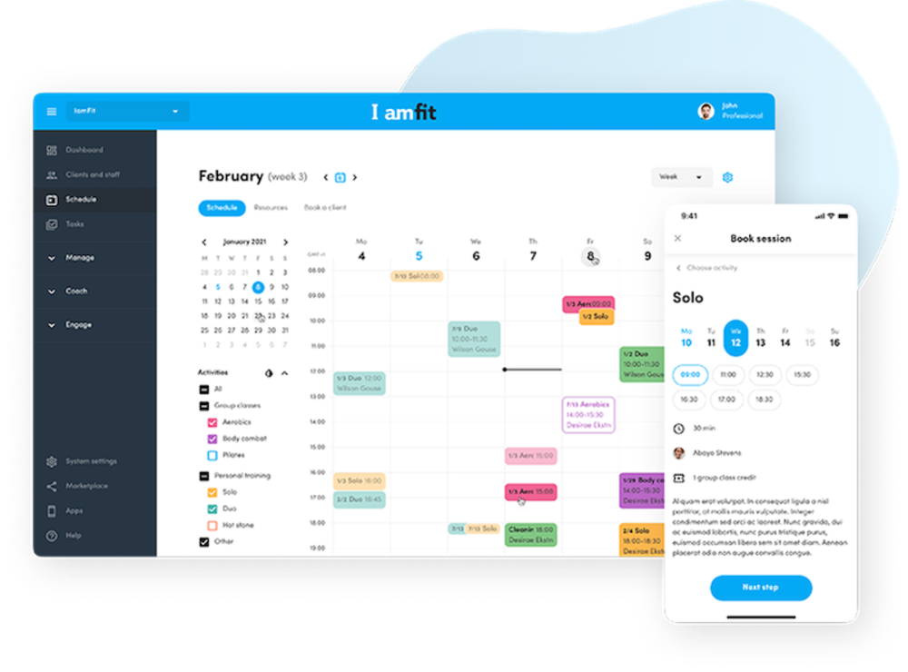 Avec le calendrier des rendez-vous, gérez votre temps