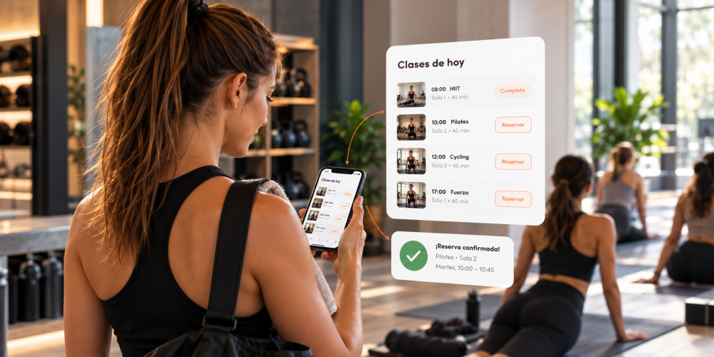 Apps de entrenamiento en negocio fitness