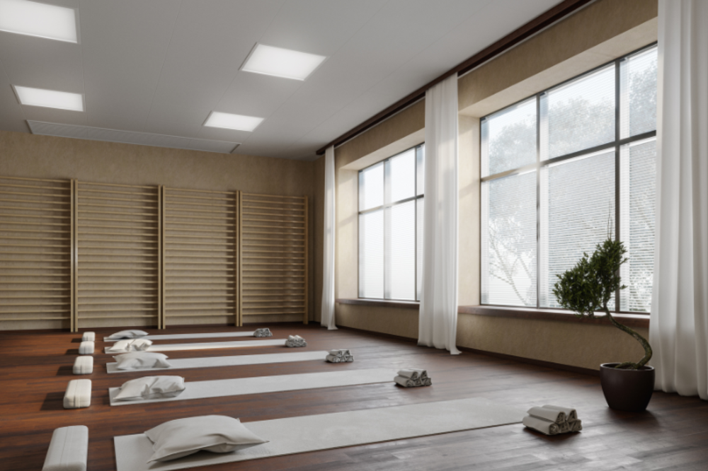 Locatie en ruimte yoga studio