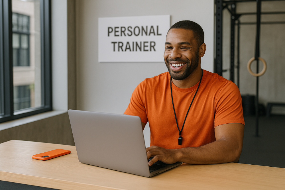 Personal trainers looking at systems for back to school session