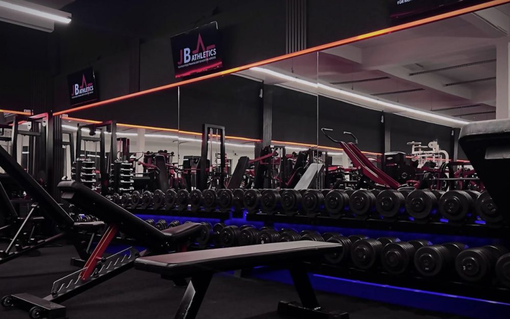 The inside of JB Athletics Studio
