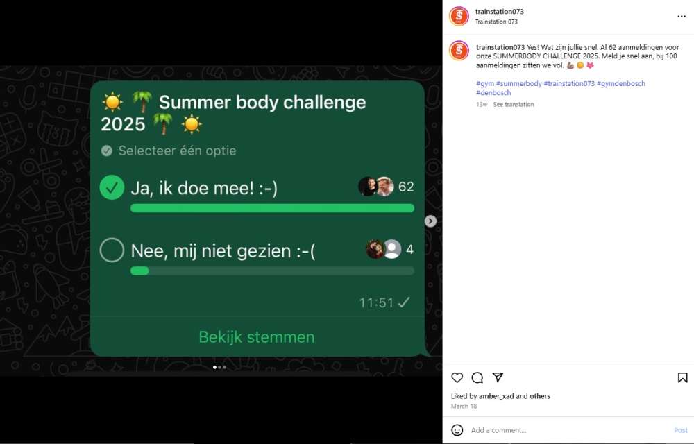 Trainstation Summer body challenge 2025
