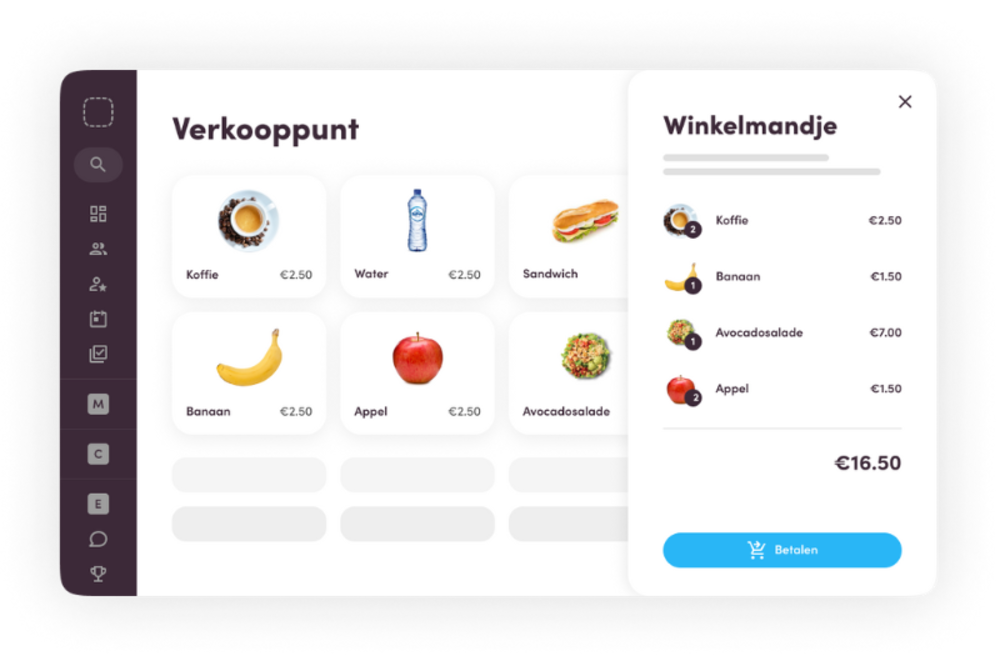 Kassasysteem Virtuagym